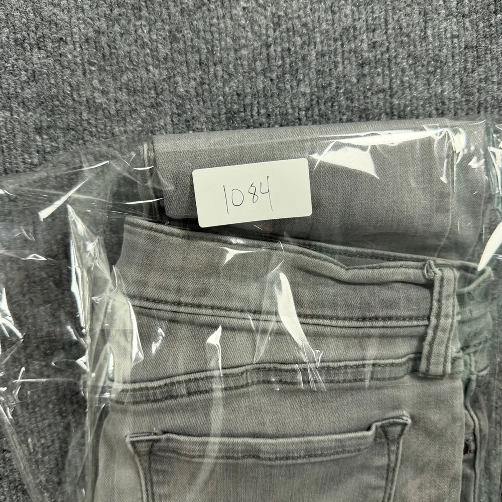 Banana Republic Sculpt Skinny Jeans Womens 26/2 LightGray Denim Pants Distressed